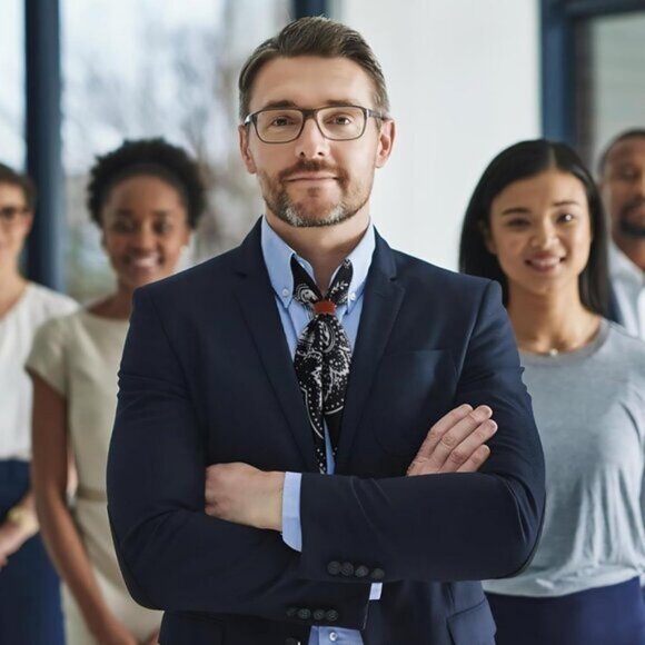 ⚡Men B-Black Necktie 27.5 Inches Cowboy Scarves Pocket Square Silk Bandanas - Picture 6 of 8